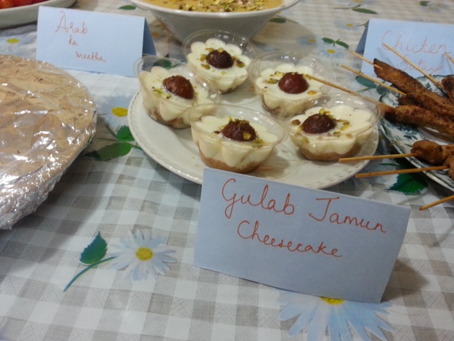 Gulab Jamun Cheesecake
